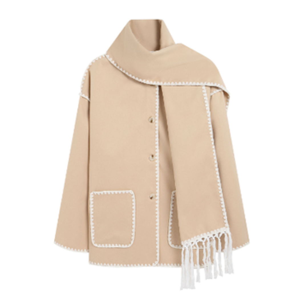Viona - Comfortable Wool Cape Jacket