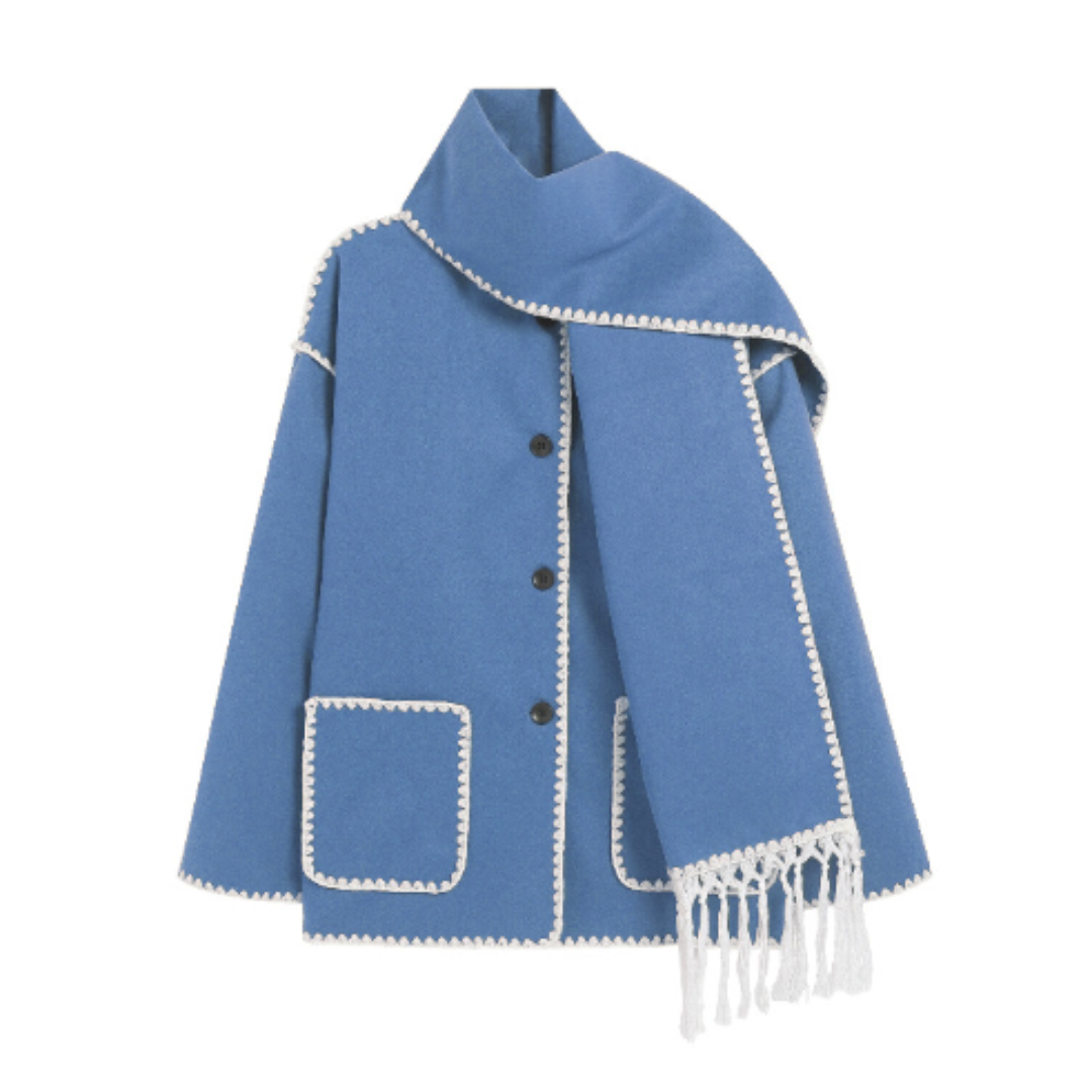 Viona - Comfortable Wool Cape Jacket