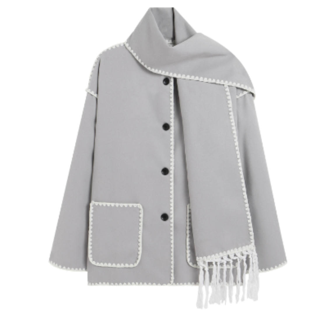 Viona - Comfortable Wool Cape Jacket