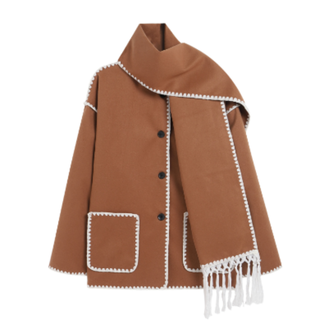 Viona - Comfortable Wool Cape Jacket
