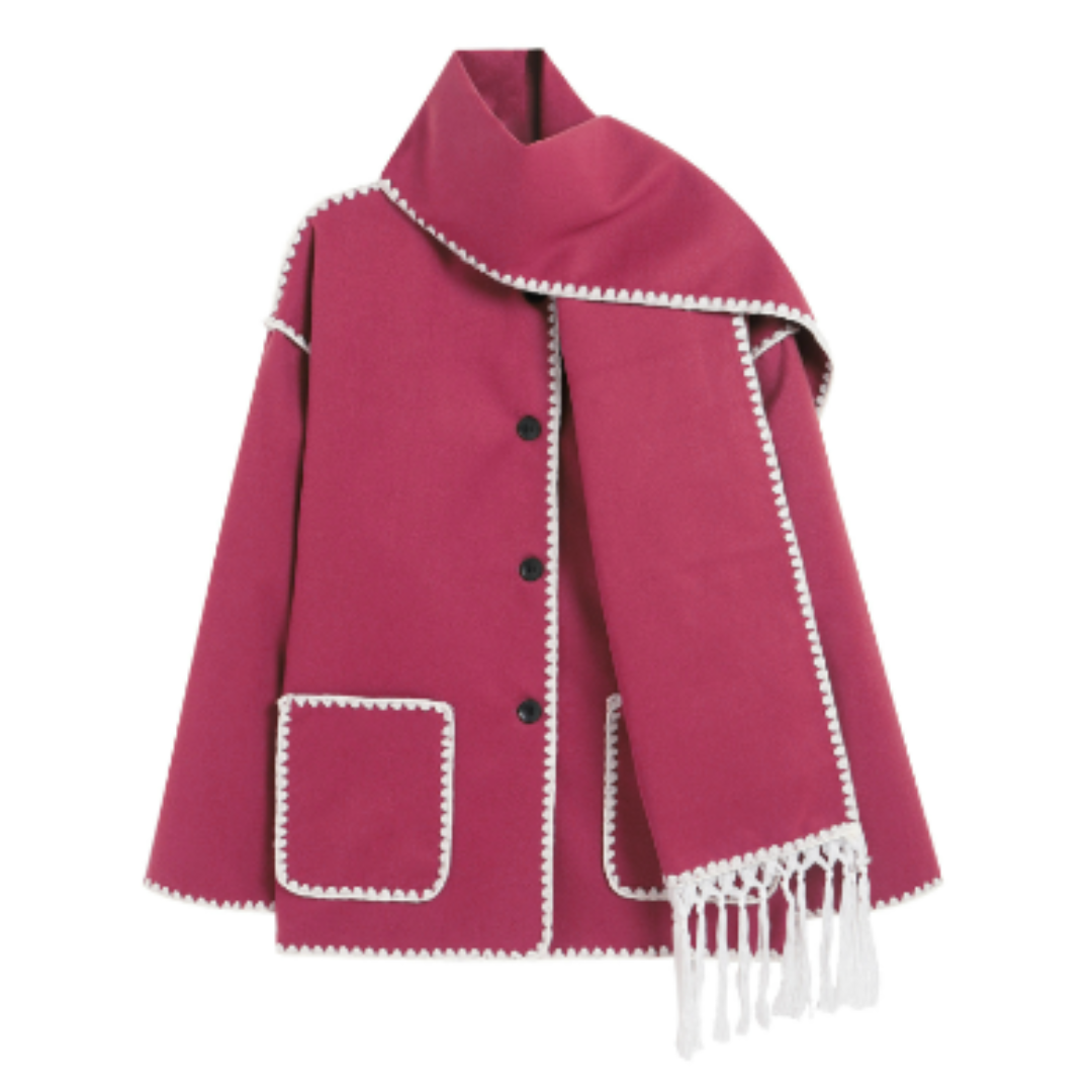 Viona - Comfortable Wool Cape Jacket