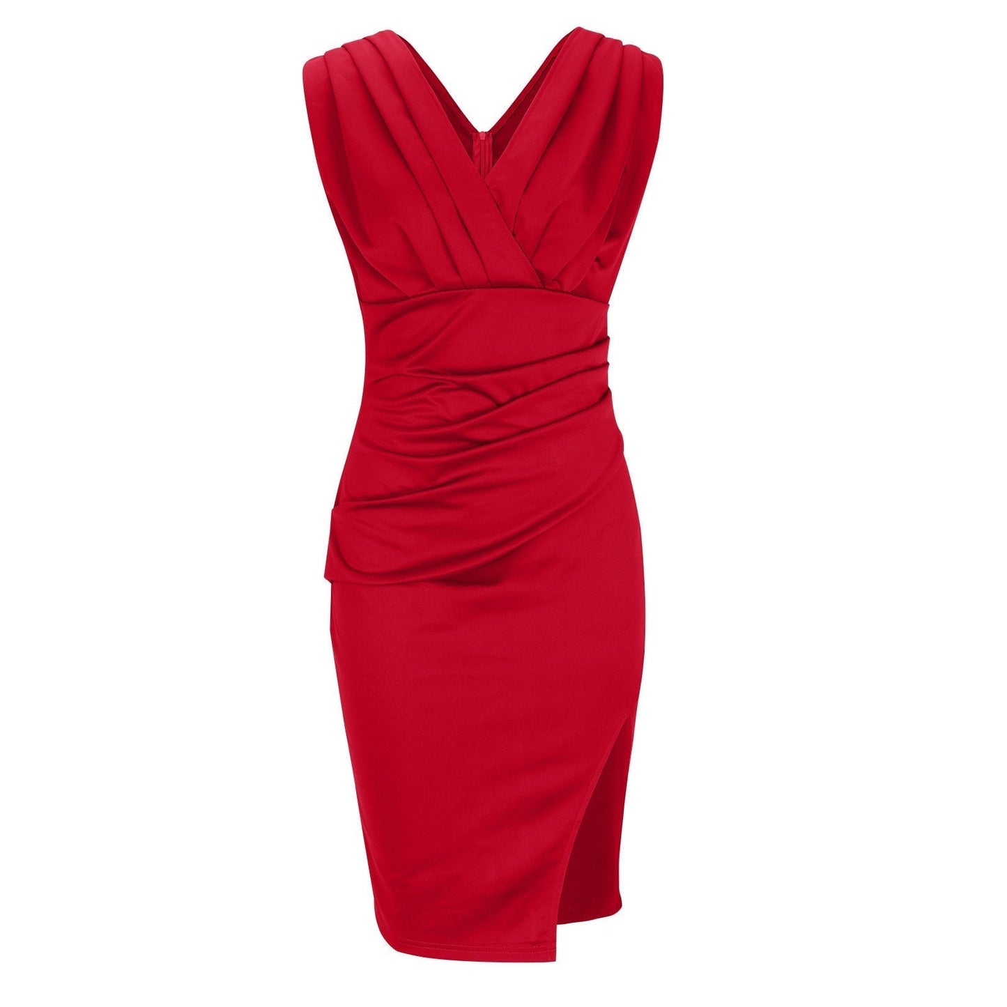 Isa | Fitted Dress V-Neckline