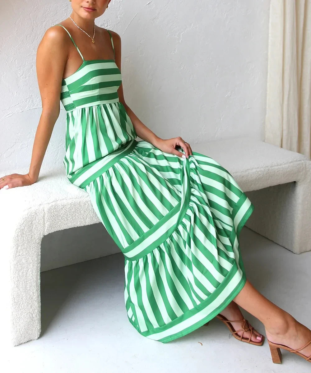 Candy  | Stripe Maxi Dress