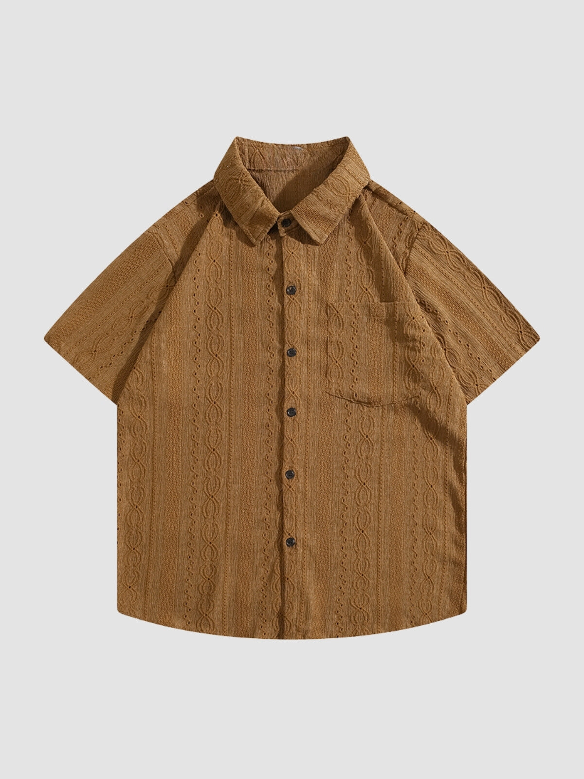 Japanese Half-Sleeved Linen Shirt