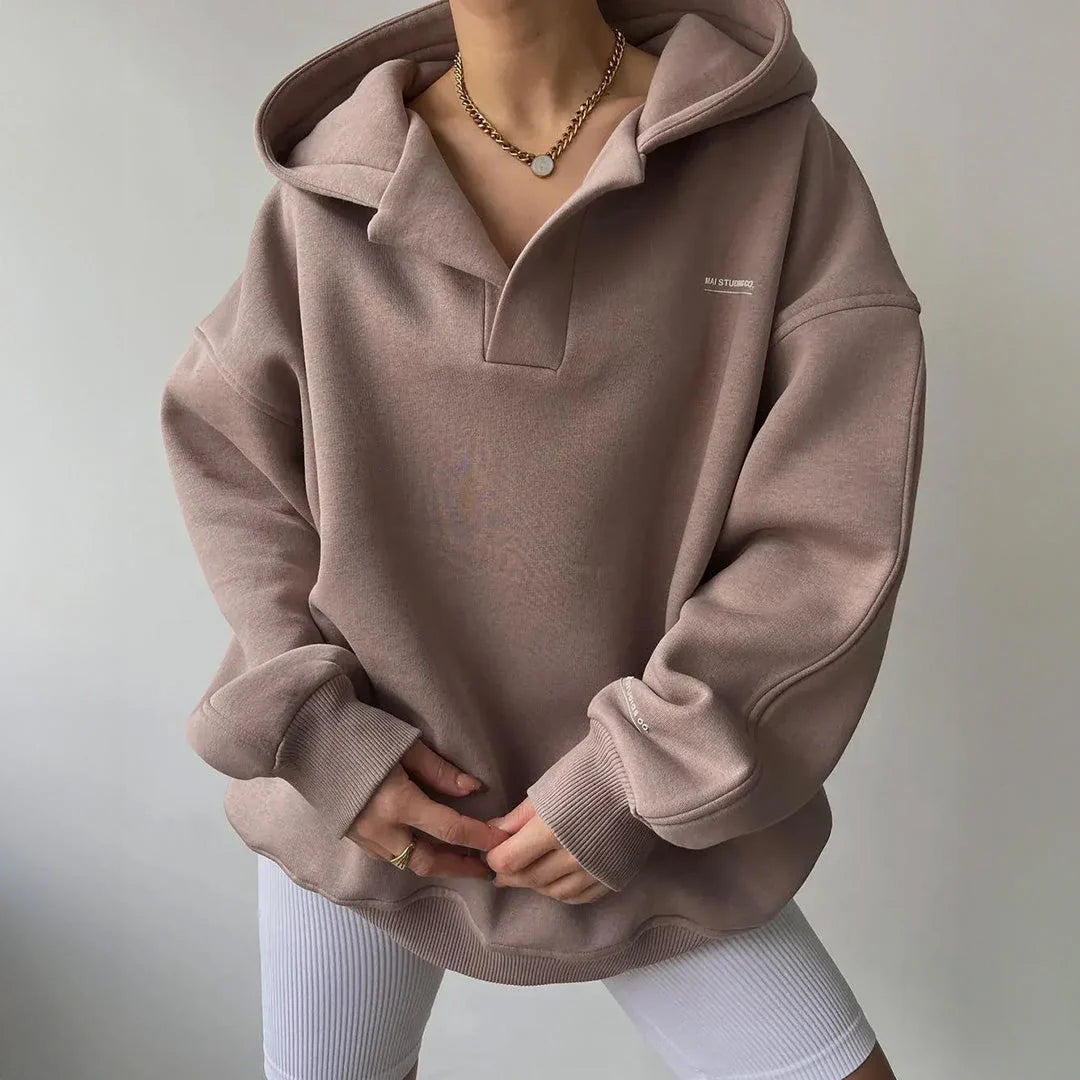 Arianna - Oversized Hooded Sweatshirt