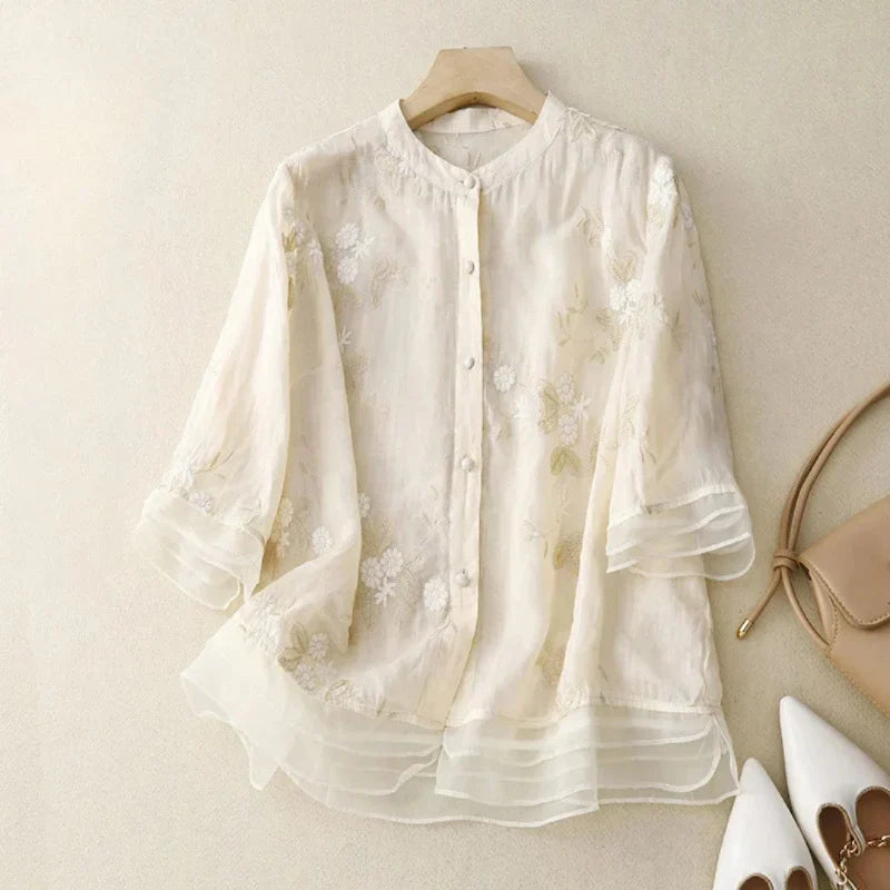 Mariella - Embroidered Blouse
