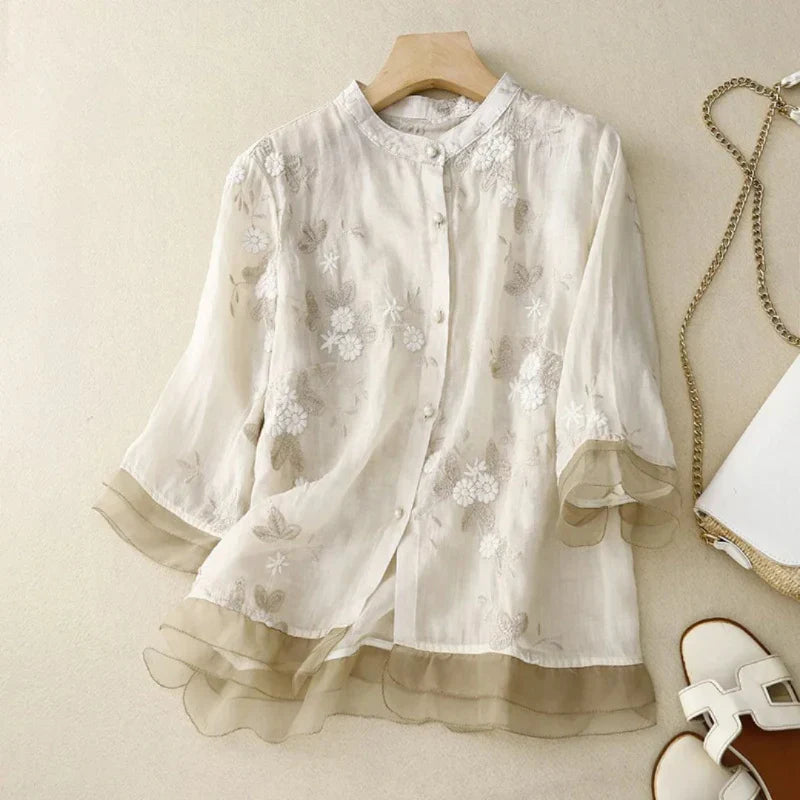 Mariella - Embroidered Blouse