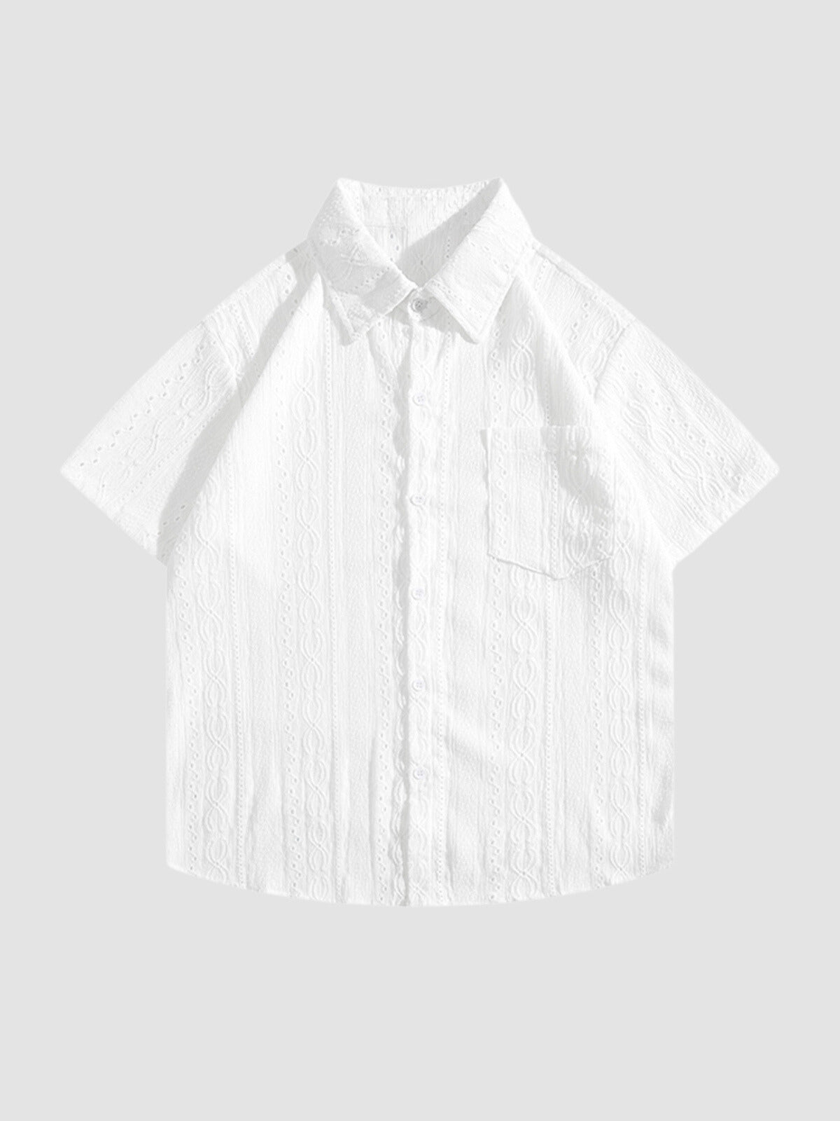 Japanese Half-Sleeved Linen Shirt