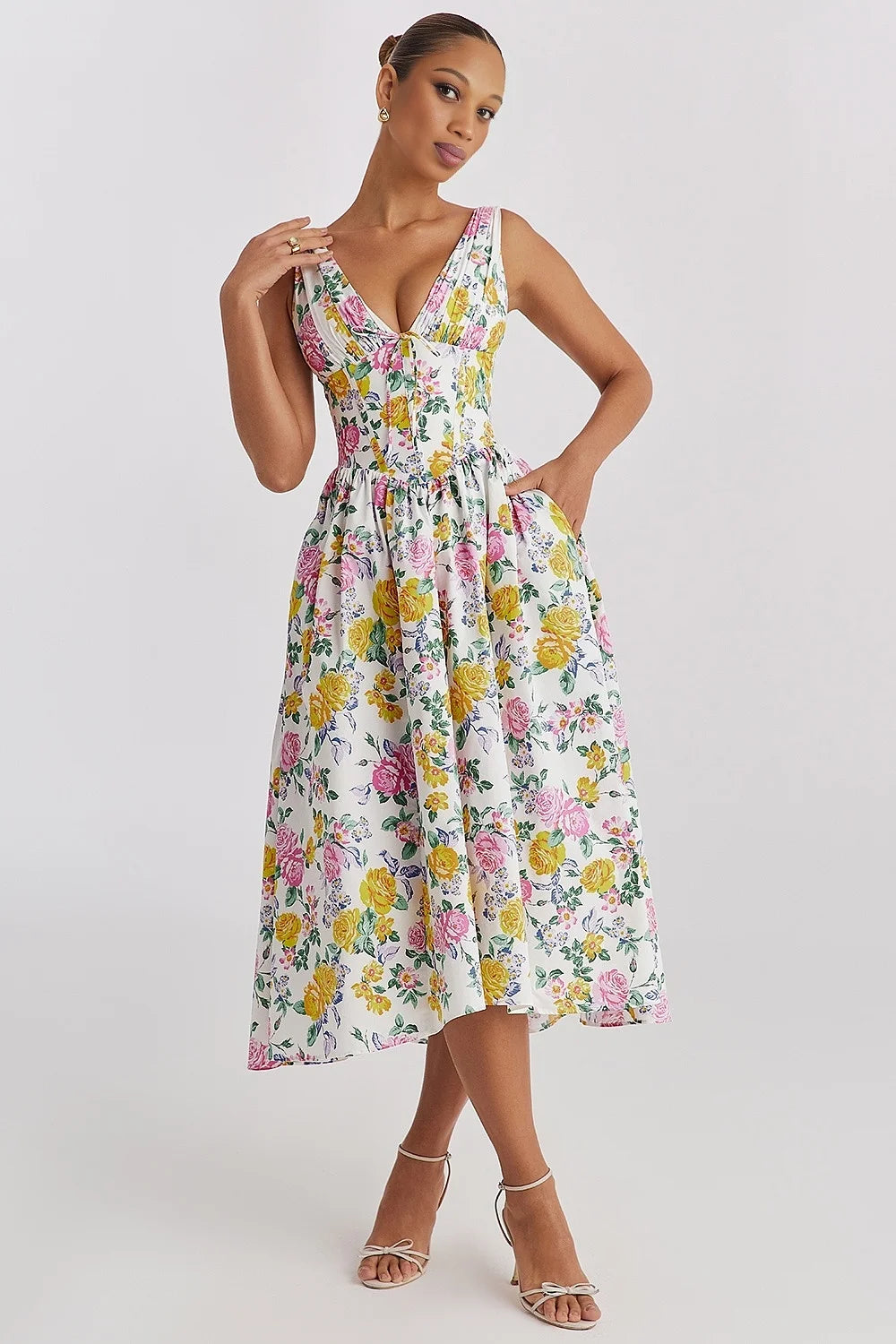 Emmelina | Cotton Corset Sundress