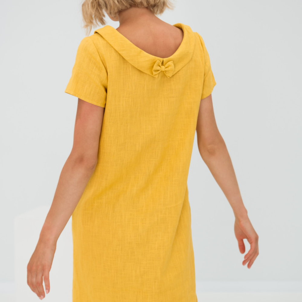 Alina | Soft Linen Dress With Pockets