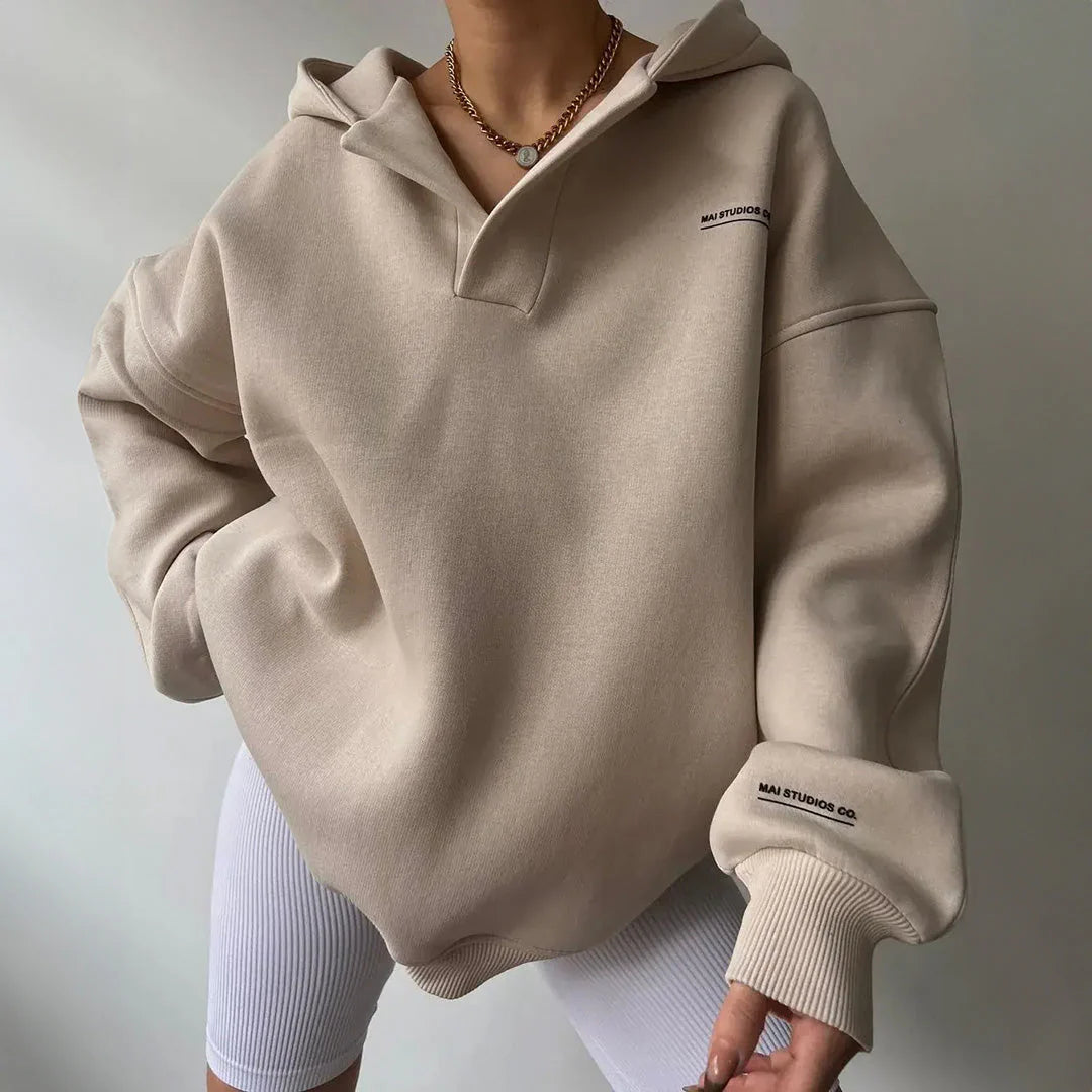 Arianna - Oversized Hooded Sweatshirt