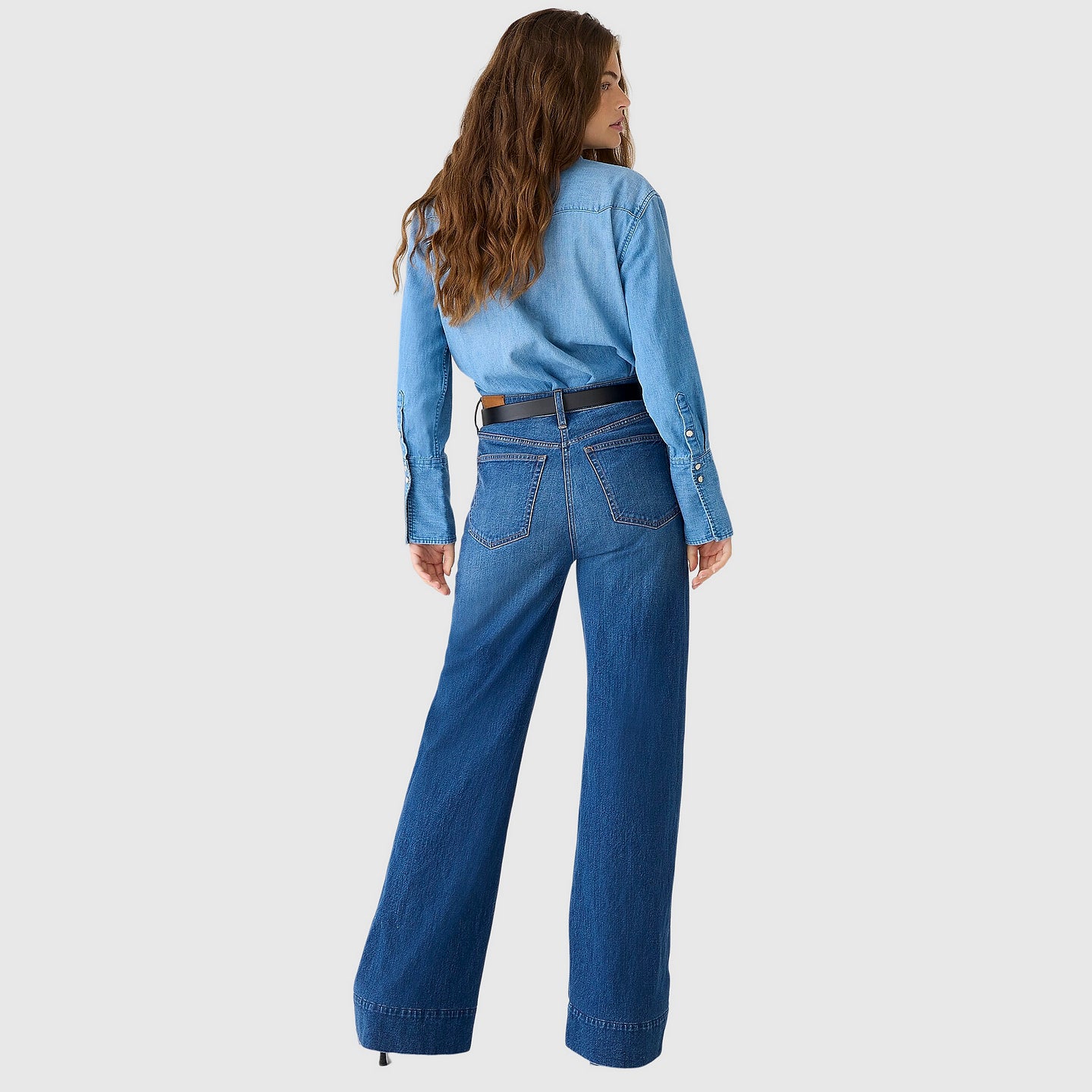 Arnu | Tall Wide Leg Denim Trouser