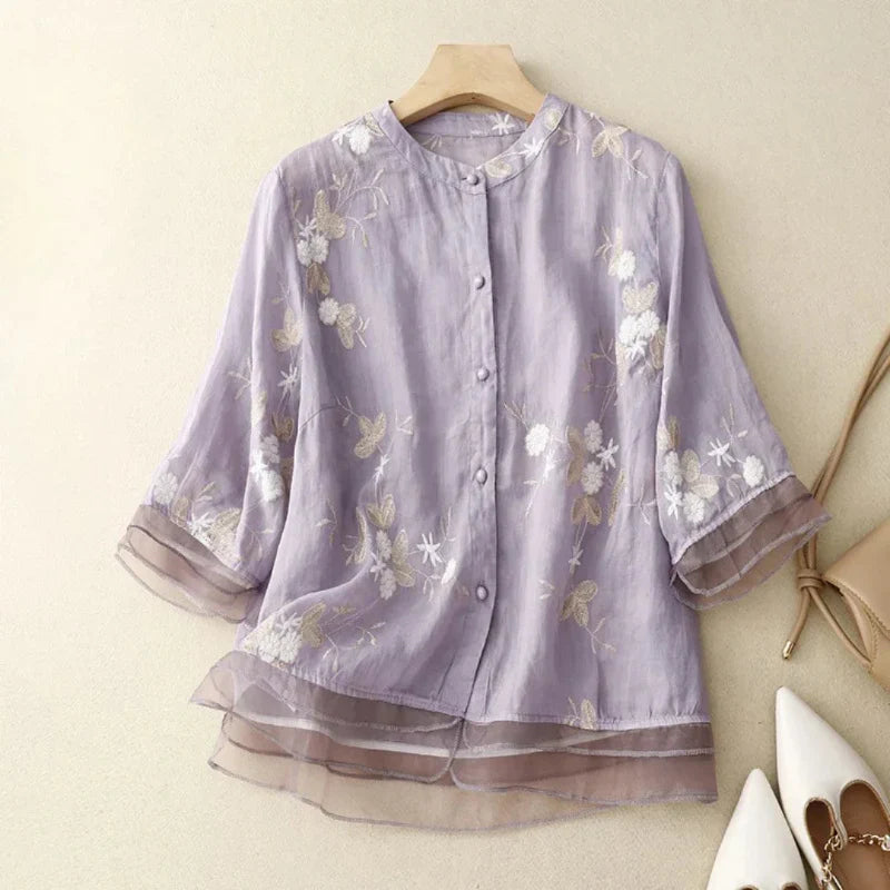 Mariella - Embroidered Blouse