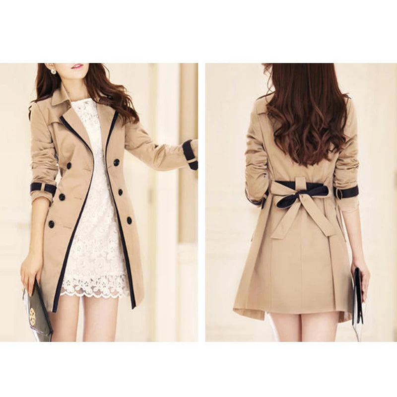 Kari | Double-Breasted Trench Coat