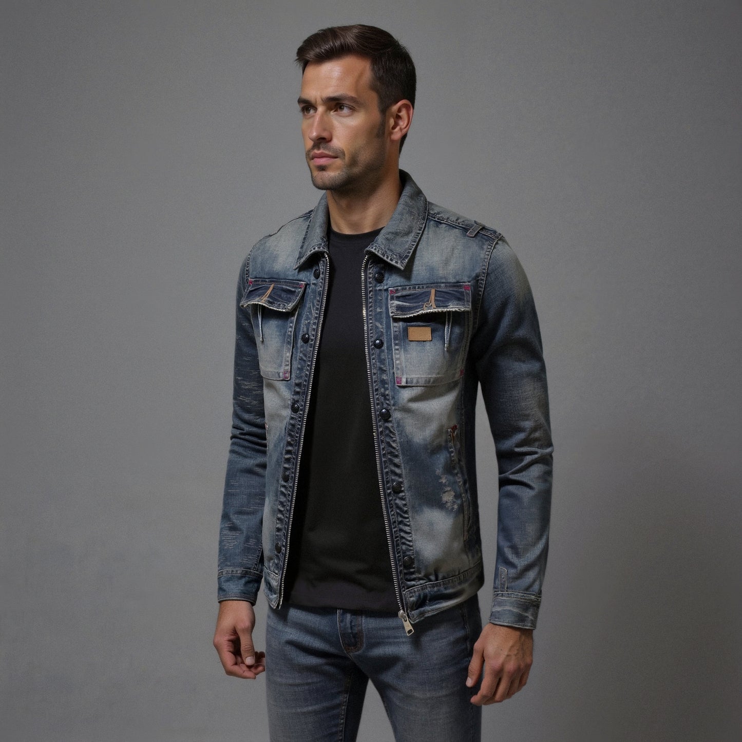 Carl | Retro Denim Jacket