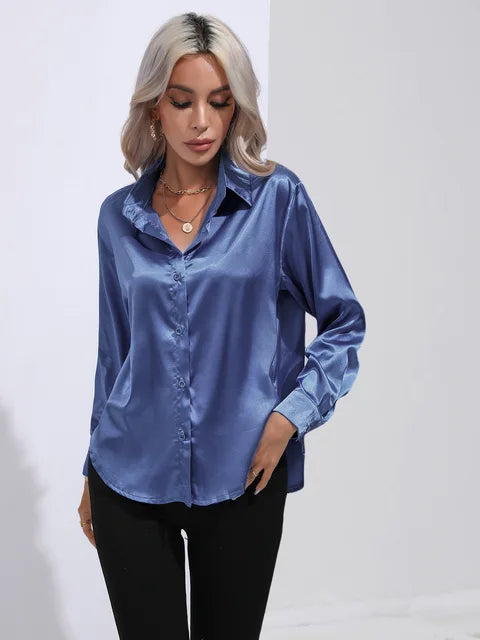 Lara | Elegant Satin Blouse
