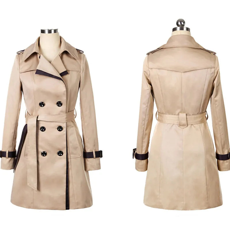 Kari | Double-Breasted Trench Coat