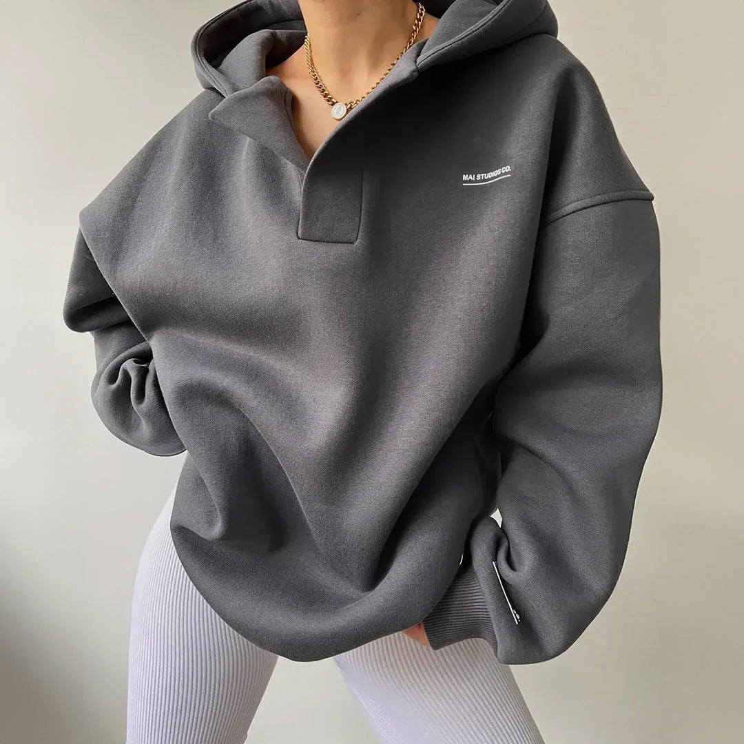 Arianna - Oversized Hooded Sweatshirt