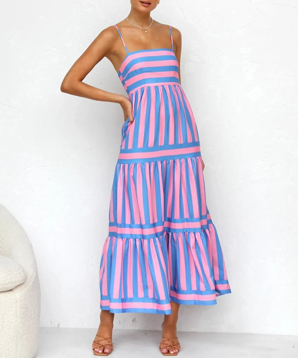 Candy  | Stripe Maxi Dress