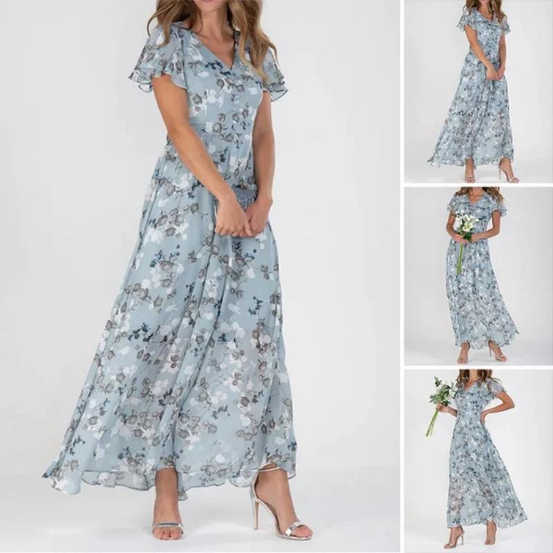 Elaria - Long Dress In Floral Print