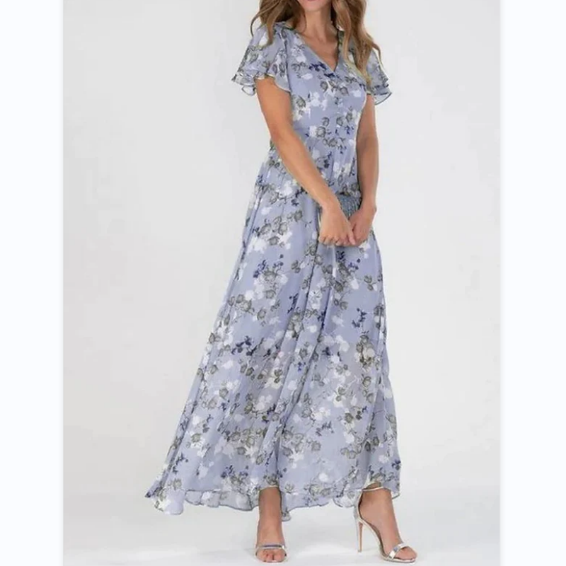 Elaria - Long Dress In Floral Print