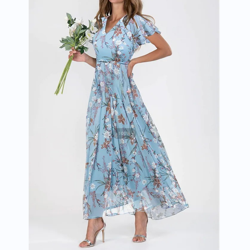 Elaria - Long Dress In Floral Print