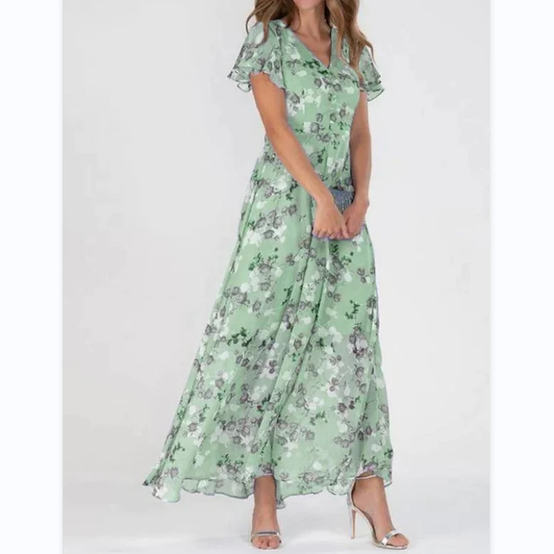 Elaria - Long Dress In Floral Print