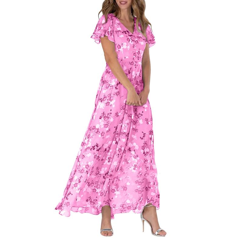 Elaria - Long Dress In Floral Print