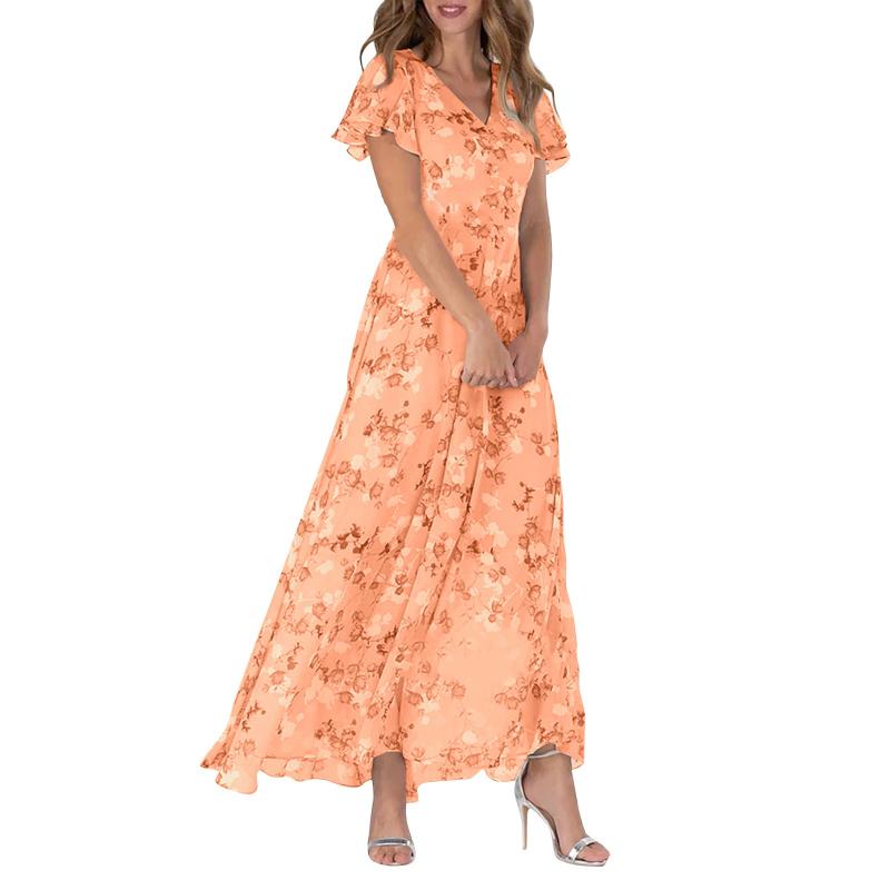 Elaria - Long Dress In Floral Print