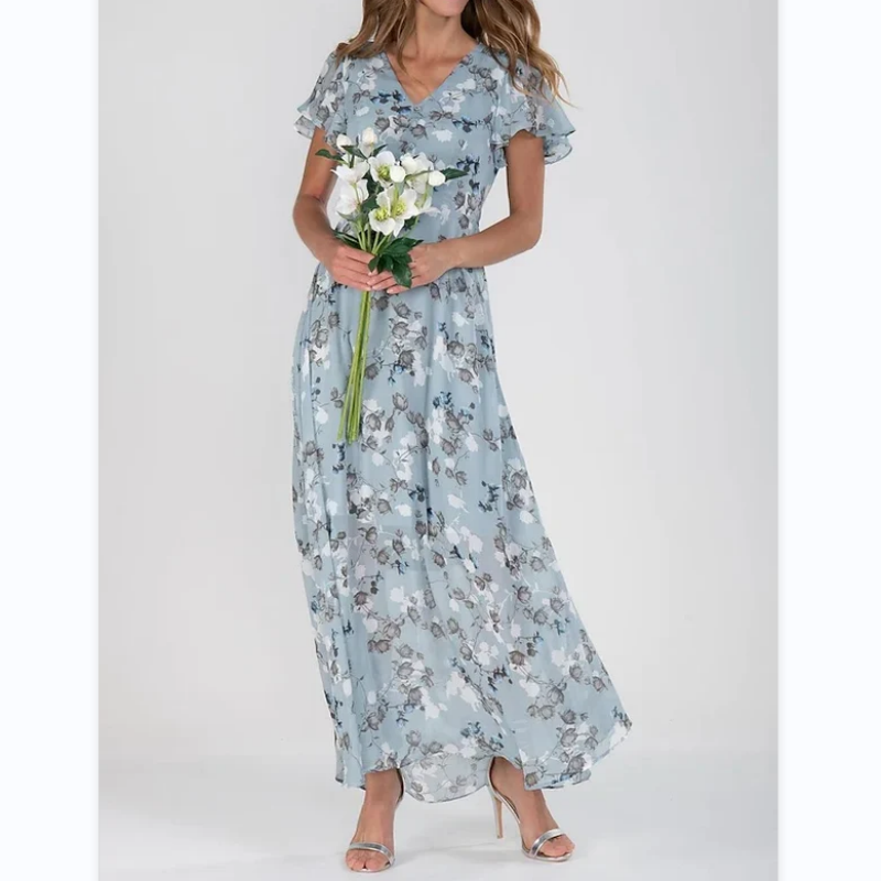 Elaria - Long Dress In Floral Print