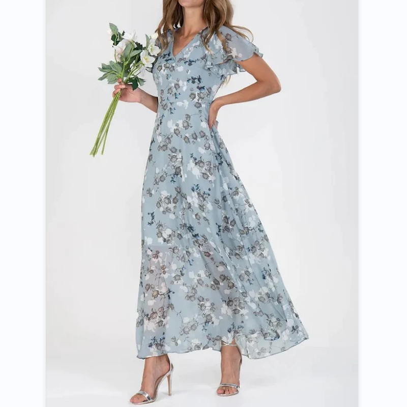 Elaria - Long Dress In Floral Print