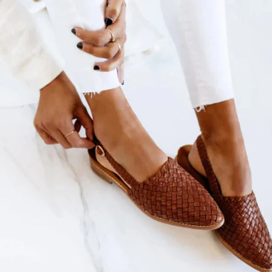 Leia™ - Woven Fabric Sandals