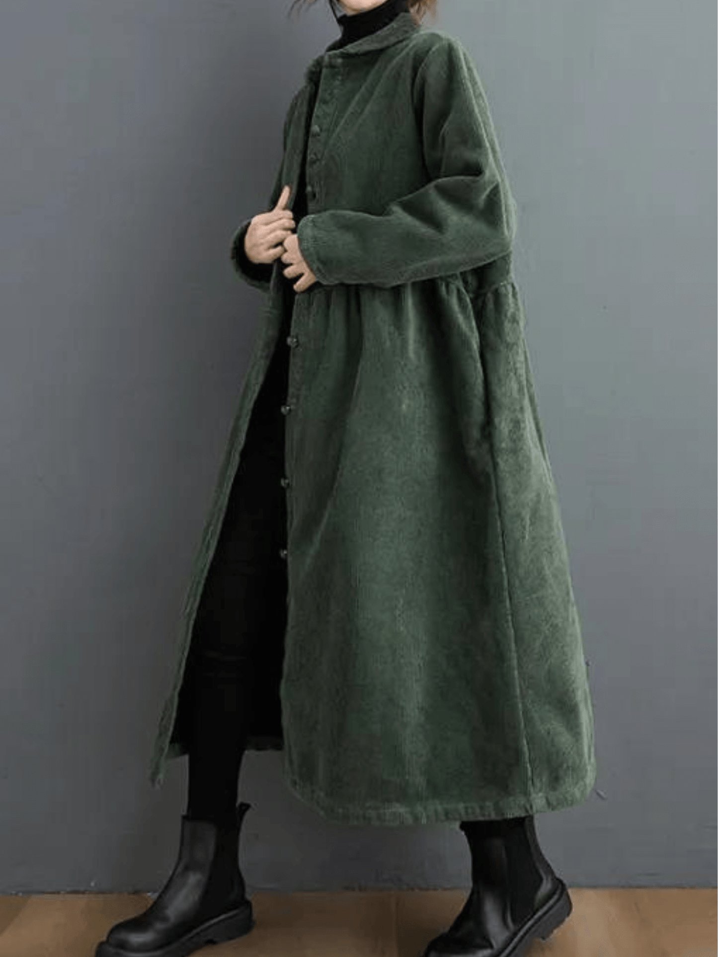 Women's Corduroy Trench Coats