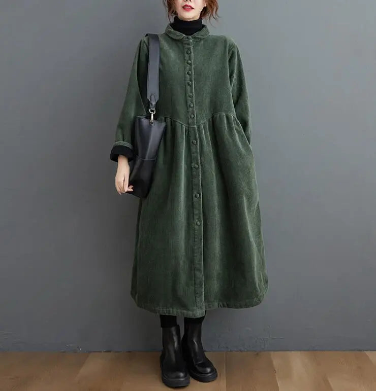 Women's Corduroy Trench Coats