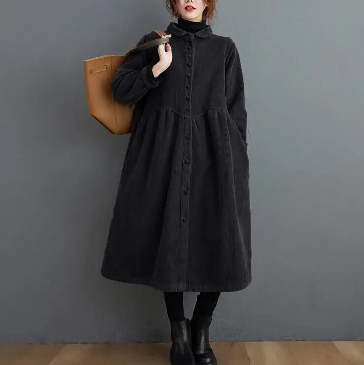 Women's Corduroy Trench Coats