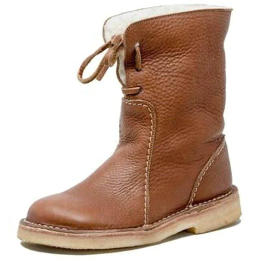 Everly - Waterproof fleece boots with wool lining