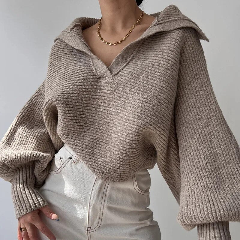 Amélie Veloura™ Chunky Knitted Sweater