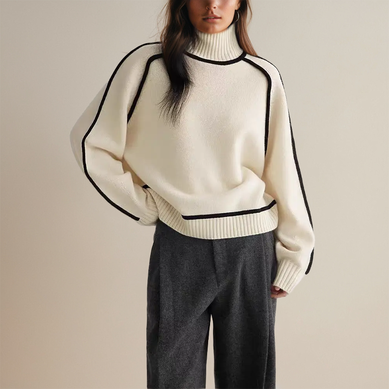 Amélie - Cashmere turtleneck sweater