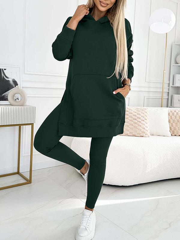 Women's Hooded Set With Leggings