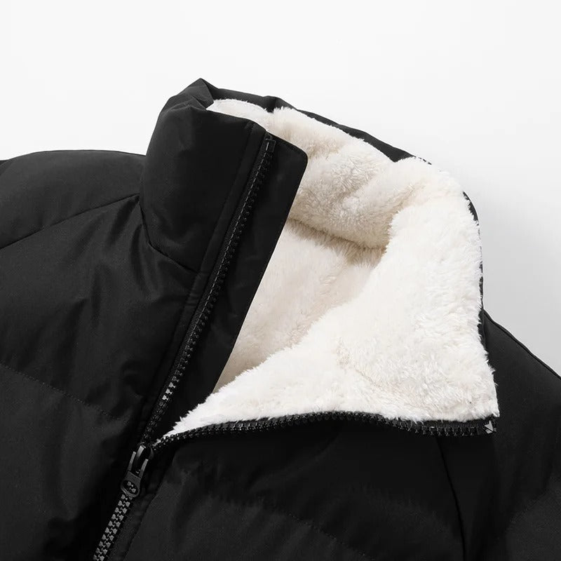 Fleece Down Puffer Jacket