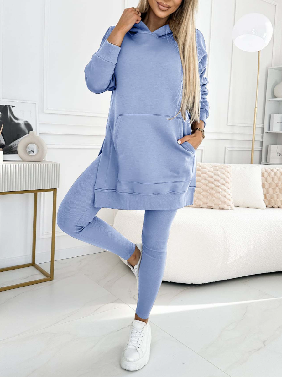 Women's Hooded Set With Leggings