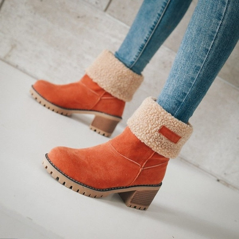 Lily - Suede Winter Boots