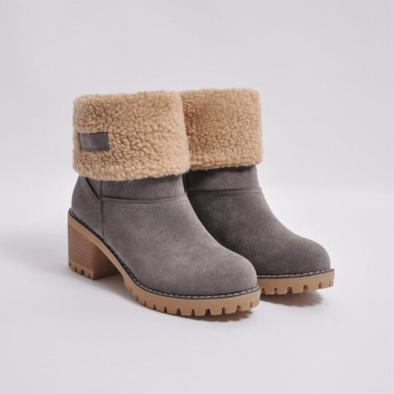 Lily - Suede Winter Boots